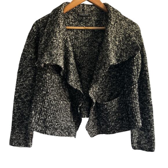 Eileen Fisher Medium Petite Alpaca Organic Cotton Cropped Cardigan Sweater - Picture 1 of 6